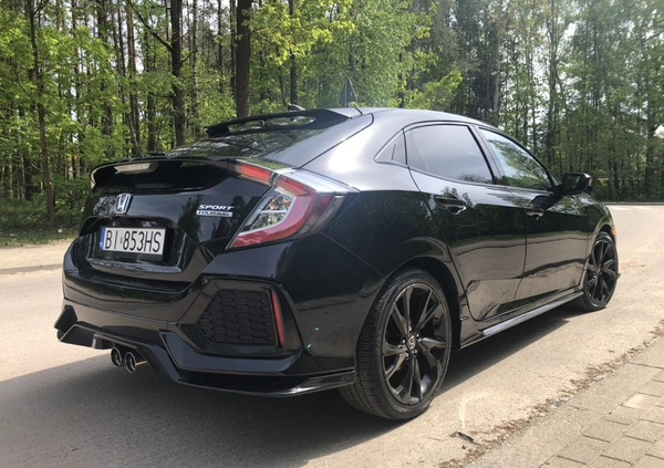 Honda Civic cena 84500 przebieg: 113881, rok produkcji 2017 z Białystok małe 106